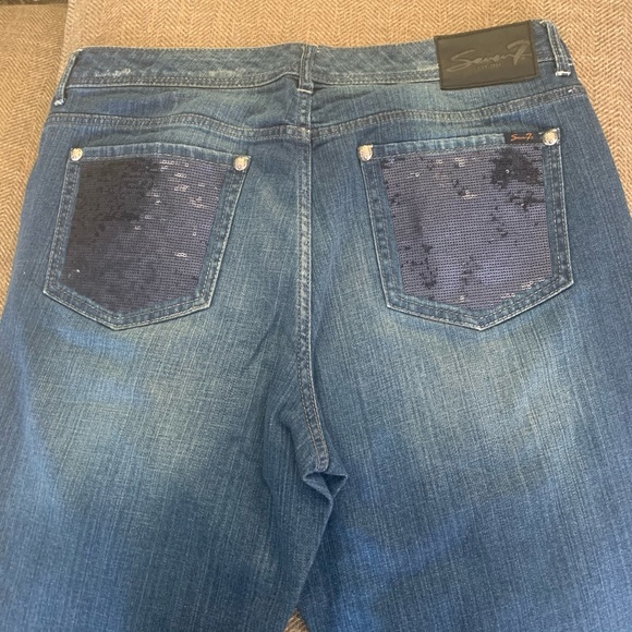 EUC  Seven 7 jeans - size 18 - has sequins - Picture 3 of 5
